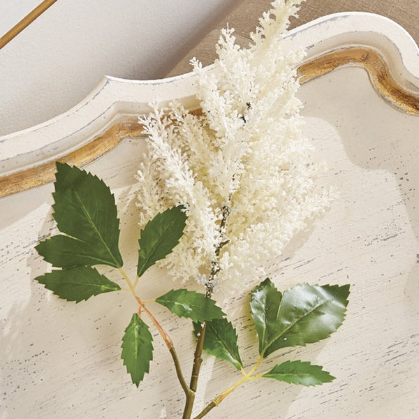 Distressed White Tray