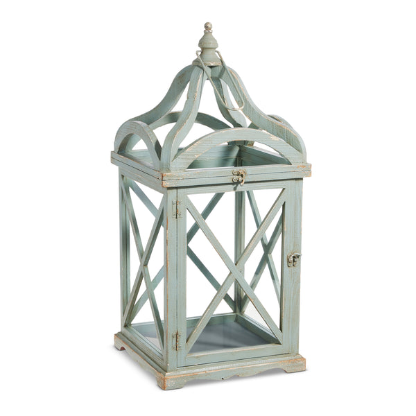 Distressed Wood Lantern