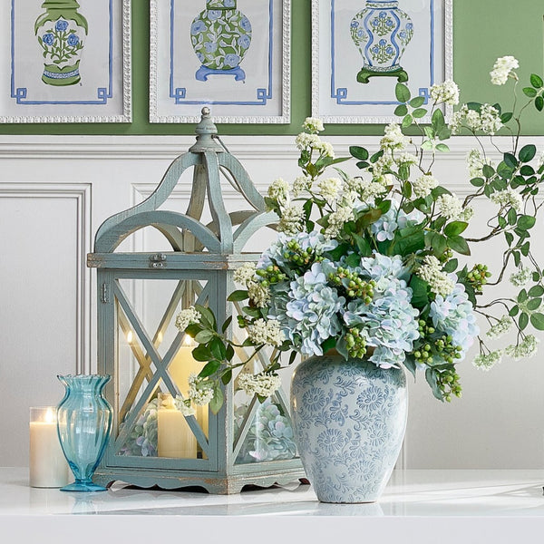 Distressed Wood Lantern