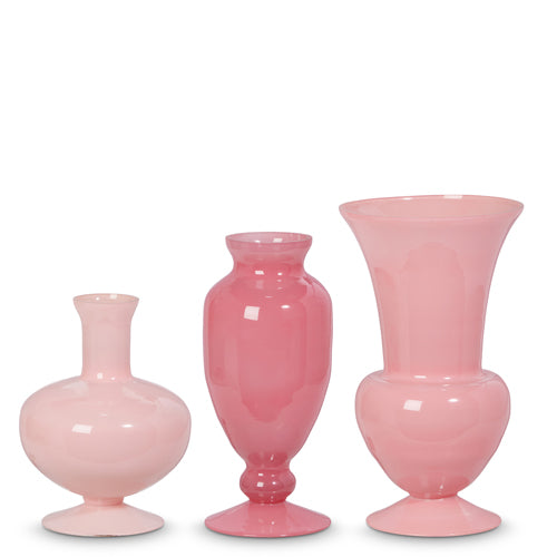Pretty in Pink Vases (set of 3)