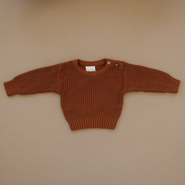 Rust Knit Sweater