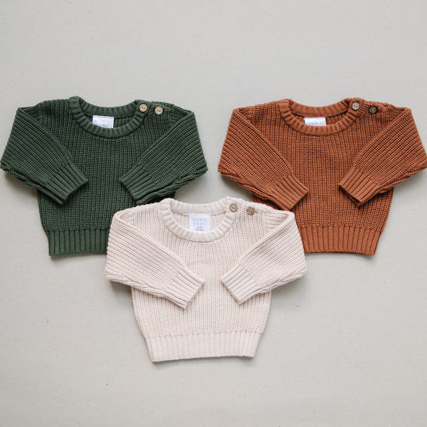 Rust Knit Sweater