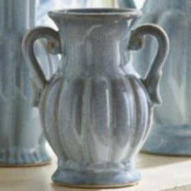 Fluted Handled Vase