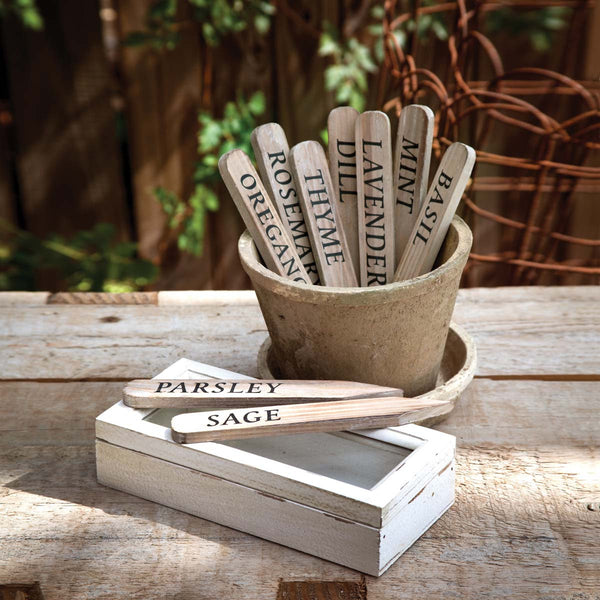 Wooden Herb Plant Stakes