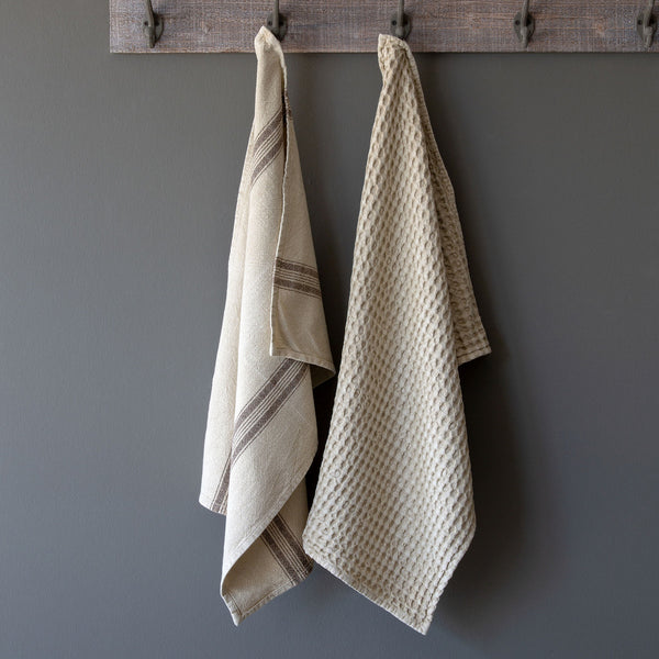 Vintage Wash Cotton Dishtowels (set of 2)