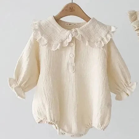 Linen Bloomer with Collar