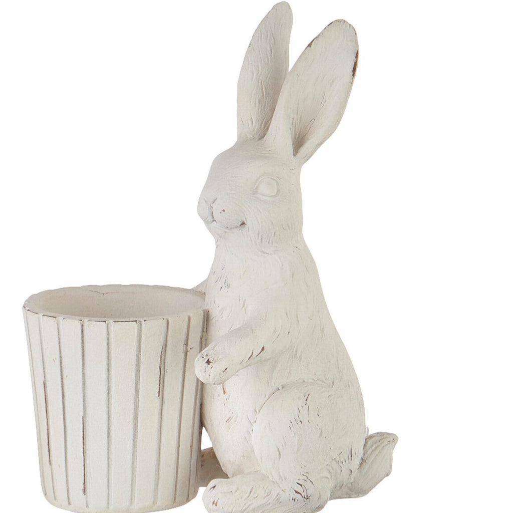 Distressed Rabbit with Basket two styles available) – Adeline Collective