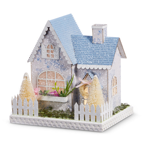 Lighted Floral House