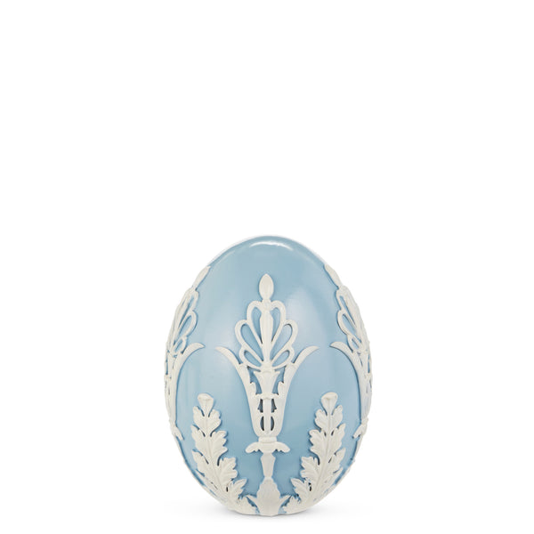 Blue Fretwork Egg