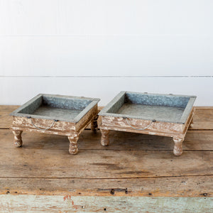 Standing Metal Tray (available in two sizes)