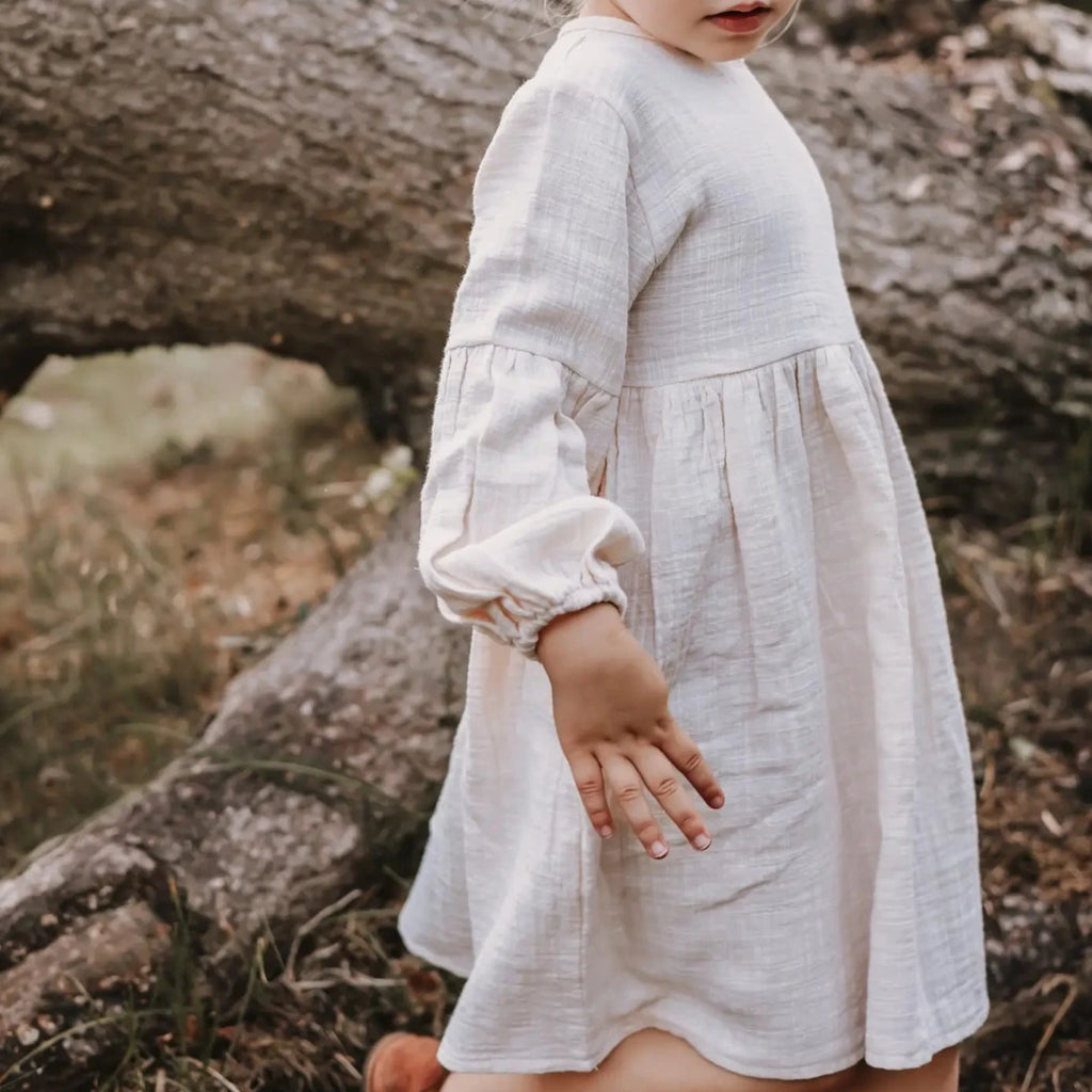 muslin cotton dress The Muslin Dress - antique rose