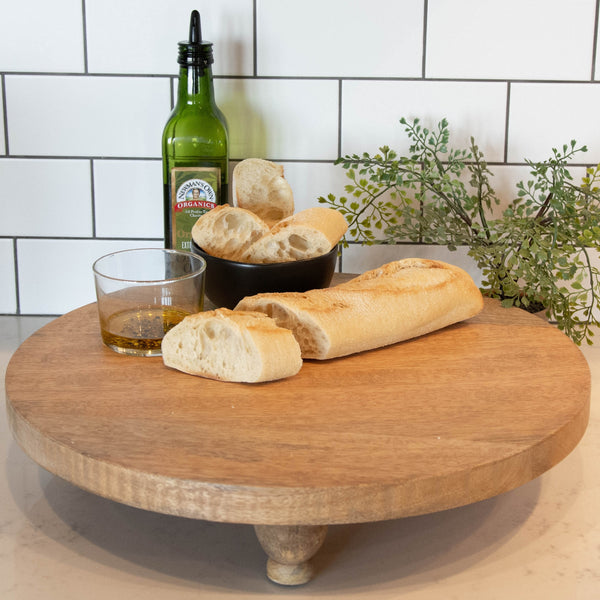 Round Footed Serving/Cutting Board