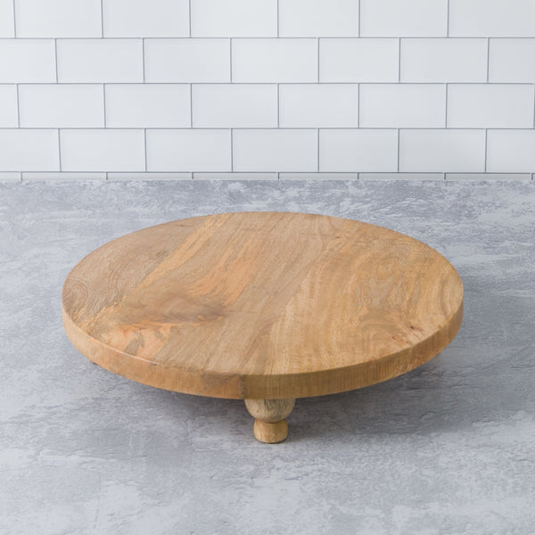 Round Footed Serving/Cutting Board