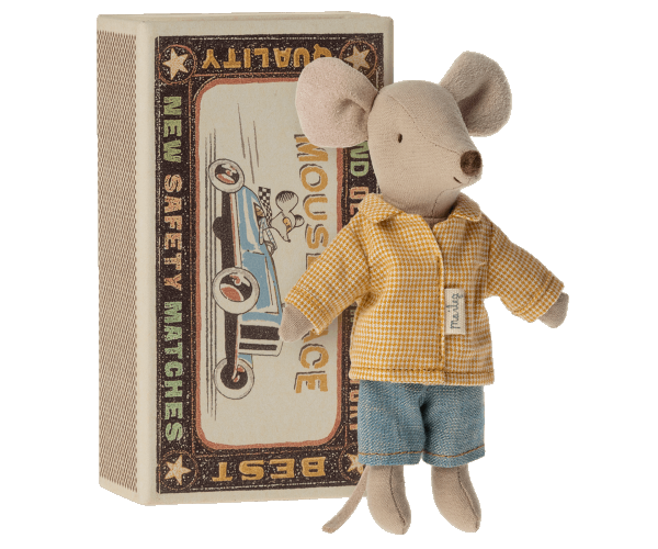 Big brother mouse in matchbox