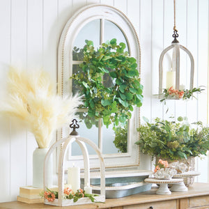 Twisted Edge Window Pane Mirror