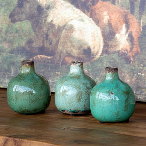Stoneware Bud Vase (set of 3)