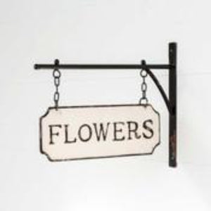 Hanging Flower Sign