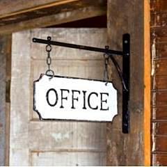 Hanging Office Sign