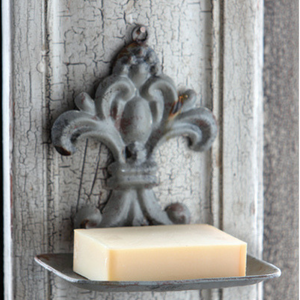 French-Style Tin Soap Holder