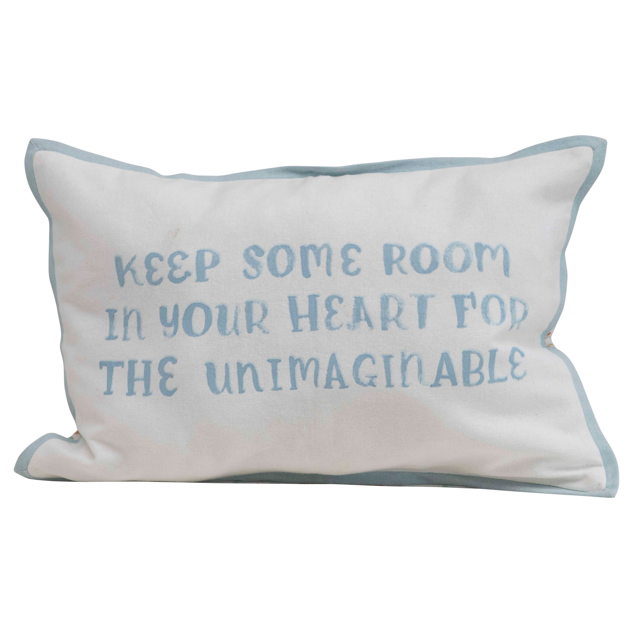 Keep Some Room... Printed Lumbar Pillow